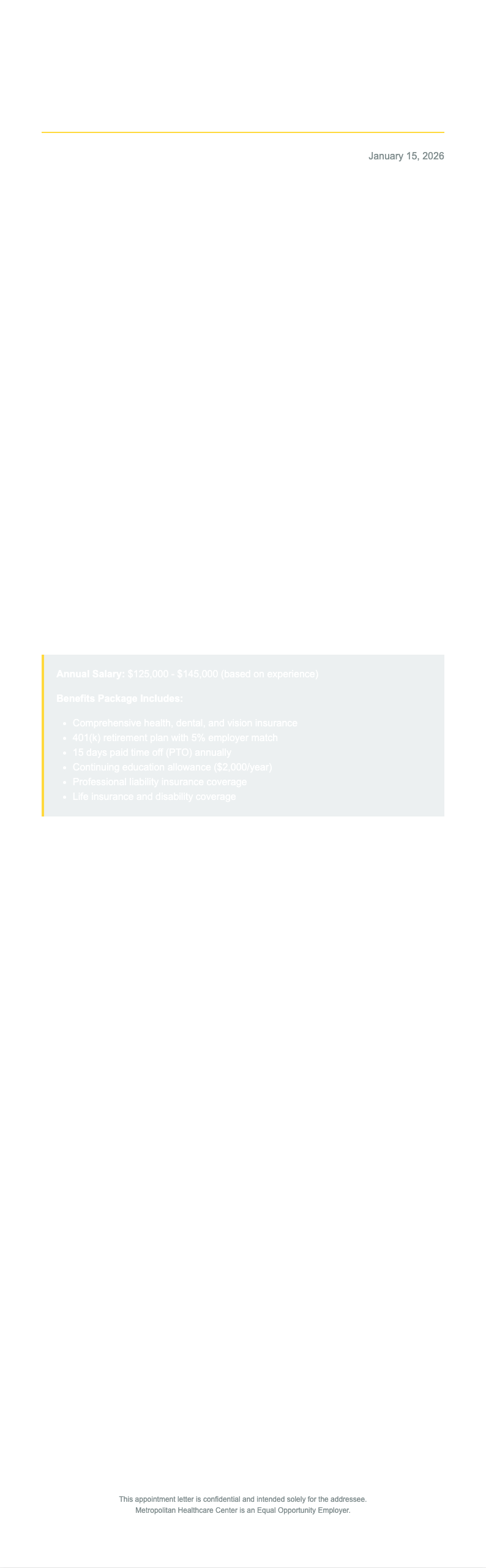 Gradient bold pharmacist appointment letter